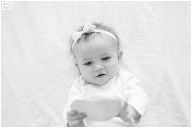 Houston photographer image of daughter Pumpkin for letter to her at 10 months old